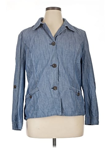 Charter Club 3/4 Sleeve Button-Down Shirt (view 1)