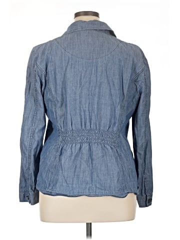 Charter Club 3/4 Sleeve Button-Down Shirt (view 2)