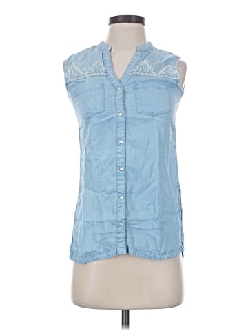 American Rag Cie Sleeveless Button-Down Shirt (view 1)