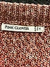 Pink Clover 100% Polyester Tweed Burgundy Pullover Sweater Size M - photo 7