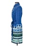 Ali Ro Print Blue Casual Dress Size 2 - photo 5