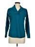 L.L.Bean 100% Polyester Teal Long Sleeve Top Size M - photo 1