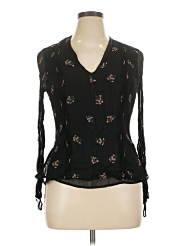 Zara Basic Long Sleeve Blouse (view 1)