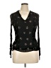 Zara Basic 100% Polyester Black Long Sleeve Blouse Size XL - photo 1