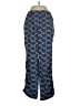 E by Eloise 100% Polyester Paisley Blue Casual Pants Size S - photo 1