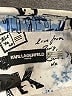 Karl Lagerfeld Paris Print Silver Long Sleeve Blouse Size XL - photo 7