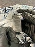 Karl Lagerfeld Paris Print Silver Long Sleeve Blouse Size XL - photo 8