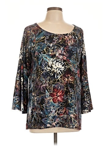 Investments 3/4 Sleeve Blouse (view 1)
