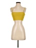 Missguided Yellow Tank Top Size 2 - photo 1