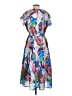 Umgee Tropical Blue Casual Dress Size M - photo 2