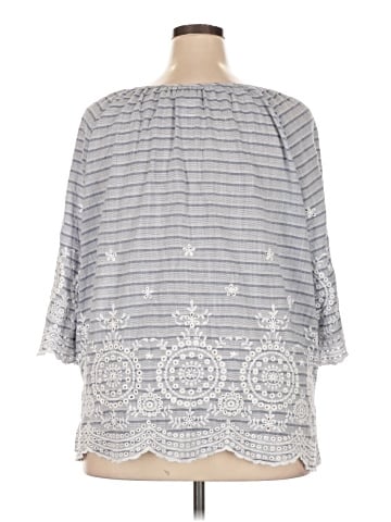 Ruby Rd. 3/4 Sleeve Blouse (view 2)