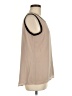 Calvin Klein 100% Polyester Tan Sleeveless Blouse Size M (estimated) - photo 4