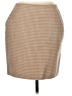 Theory Houndstooth Tan Wool Skirt Size 6 - photo 1