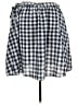 ModCloth Checkered-gingham Blue Casual Skirt Size 3X - photo 2