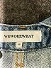 WeWoreWhat 100% Cotton Blue Overalls Size 25 waist - photo 4