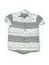 Jumping Beans Stripes Teal Short Sleeve Button-Down Shirt Size 3T - photo 1