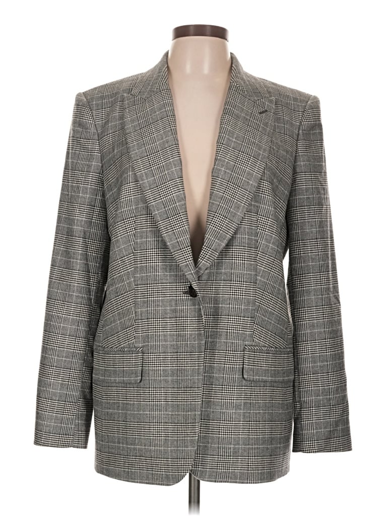 Pre-owned Brooks Brothers Blazer Jacket In Gray