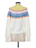 Lou & Grey Color Block White Pullover Sweater Size XS - photo 2