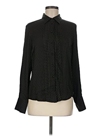 Philippe Adec Paris Long Sleeve Silk Top (view 1)