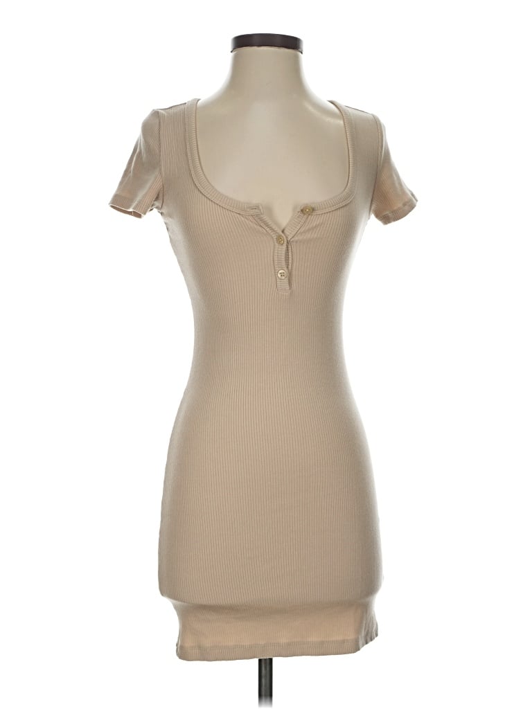 Pre-owned Sunday Best Casual Dress In Tan