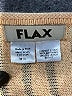 Flax 100% Cotton Tan Cardigan Size 10 - 14 (M) - photo 7
