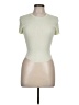 Zara Ivory Short Sleeve Turtleneck Size L - photo 1