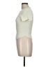 Zara Ivory Short Sleeve Turtleneck Size L - photo 5