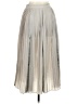ASOS 100% Polyester Silver Formal Skirt Size 6 - photo 2