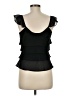 Robbie Bee 100% Polyester Black Sleeveless Blouse Size 6 - photo 2