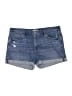 Ann Taylor LOFT Blue Denim Shorts Size 32 waist - photo 1