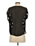 Ecote Black Short Sleeve Blouse Size XS - photo 2