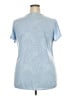 Faded Glory 100% Polyester Paisley Blue Short Sleeve T-Shirt Size XXL - photo 2