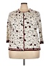 Talbots Floral Ivory Kimono Size 3X - photo 1