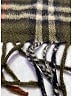 Burberry 100% Cashmere Plaid Brown Green scarf One size - photo 4