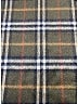 Burberry 100% Cashmere Plaid Brown Green scarf One size - photo 5