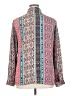 DR2 100% Polyester Print Pink Long Sleeve Blouse Size XL - photo 2