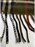 Burberry 100% Cashmere Plaid Brown Green scarf One size - photo 8