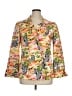 Harve Benard Tropical Orange Blazer Size 16 - photo 1
