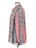 DR2 100% Polyester Print Pink Long Sleeve Blouse Size XL - photo 5