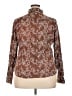Ariat 100% Cotton Paisley Brown Long Sleeve Button-Down Shirt Size XXL - photo 2