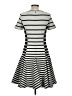 Halston Heritage Stripes Gray Casual Dress Size 8 - photo 2