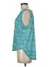 Velvet 100% Rayon Teal Sleeveless Blouse Size M - photo 5