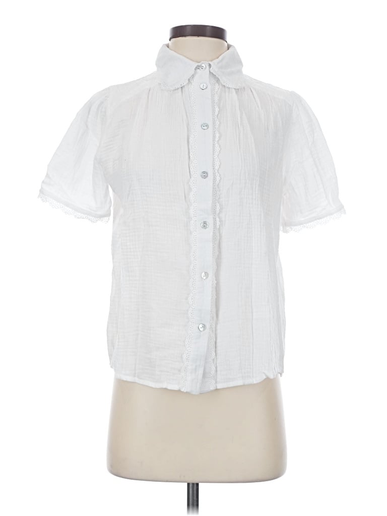 41hawthorn Short Sleeve Blouse In White