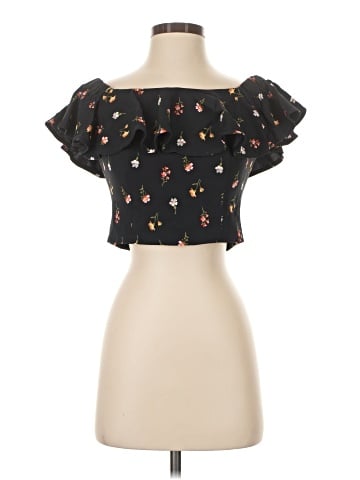 Rebecca Taylor Short Sleeve Blouse (view 1)