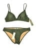 J.Crew Solid Green Two Piece Swimsuit Size XS - photo 1