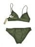 J.Crew Solid Green Two Piece Swimsuit Size XS - photo 2