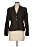 Le Suit 100% Polyester Animal Print Brown Blazer Size 6 Petite - photo 1