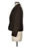 Le Suit 100% Polyester Animal Print Brown Blazer Size 6 Petite - photo 5