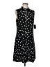 MSK Polka Dots Black Casual Dress Size M (estimated) - photo 1