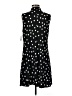 MSK Polka Dots Black Casual Dress Size M (estimated) - photo 2